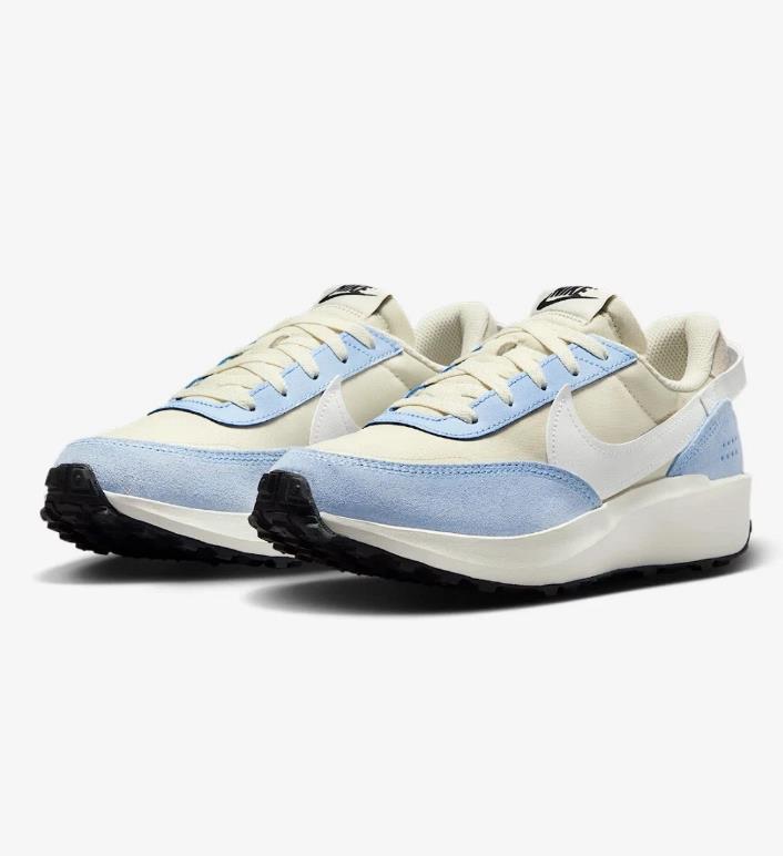 Nike Waffle Debut Soft Pearl/White Athletic Women's Shoe DH9523-007 NEW