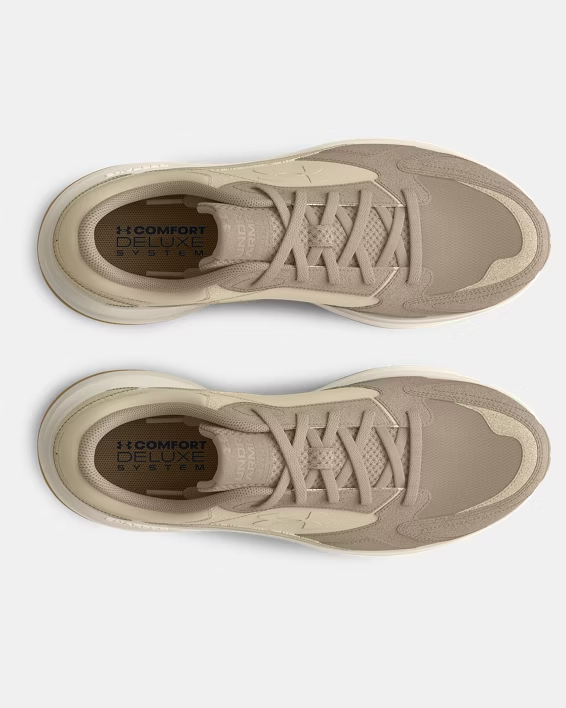 UNDER ARMOUR 3027731 201 UA EDGE SUEDE TAUPE/KHAKI SHOES SNEAKERS NIB MEN'S