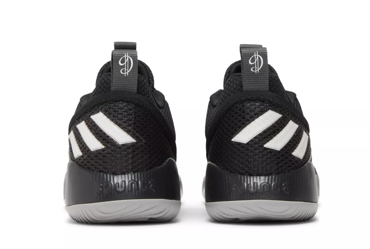 ADIDAS GY2439 DAME CERTIFIED BASKETBALL BLACK/WHITE/GRY SHOES SNEAKERS NIB ADULT