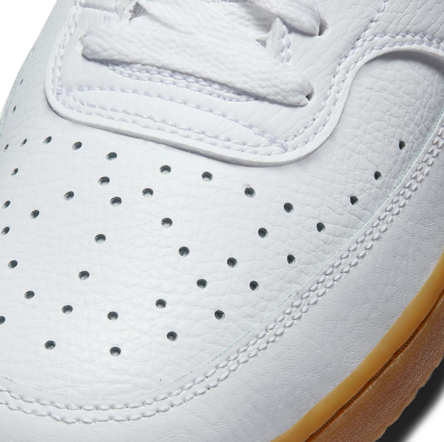 NIKE CD5463 105 COURT VISION LOW WHITE/GUM TENNIS SHOES SNEAKERS NIB MEN'S