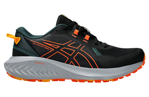 ASICS 1011B594 024 GEL EXCITE TRAIL 2 BLACK/ORANGE TRAIL SHOE SNEAKERS NIB MEN'S