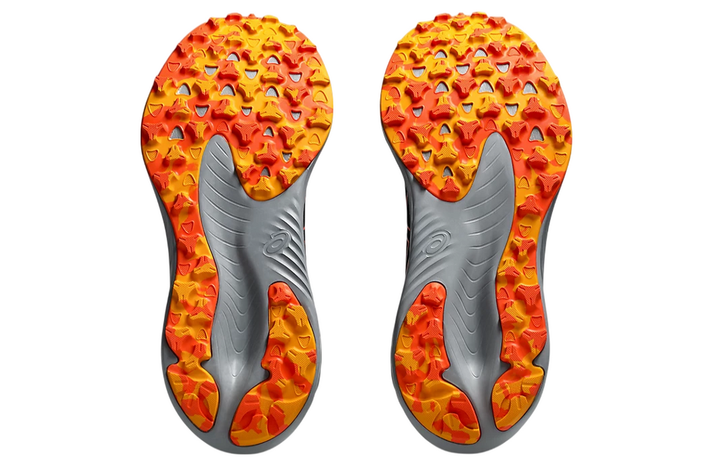 ASICS 1011B594 024 GEL EXCITE TRAIL 2 BLACK/ORANGE TRAIL SHOE SNEAKERS NIB MEN'S