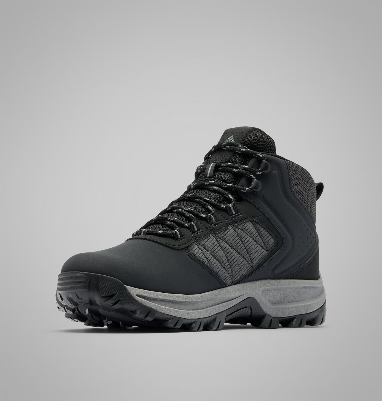 COLUMBIA TRANSVERSE HIKE WATERPROOF BLACK/GREY STEEL HIKING BOOT NIB MENS