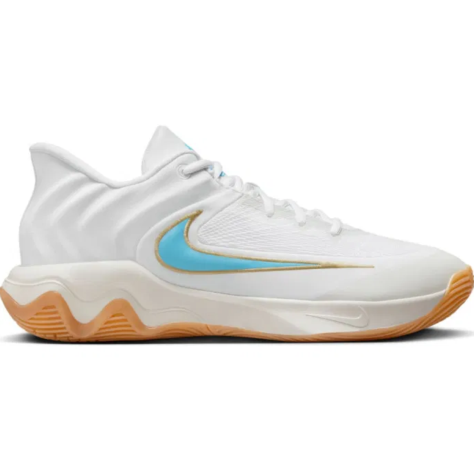 NIB MEN'S NIKE FQ3680 101 GIANNIS IMMORTALITY 4 SHOES WHITE AQUA BLUE SNEAKERS