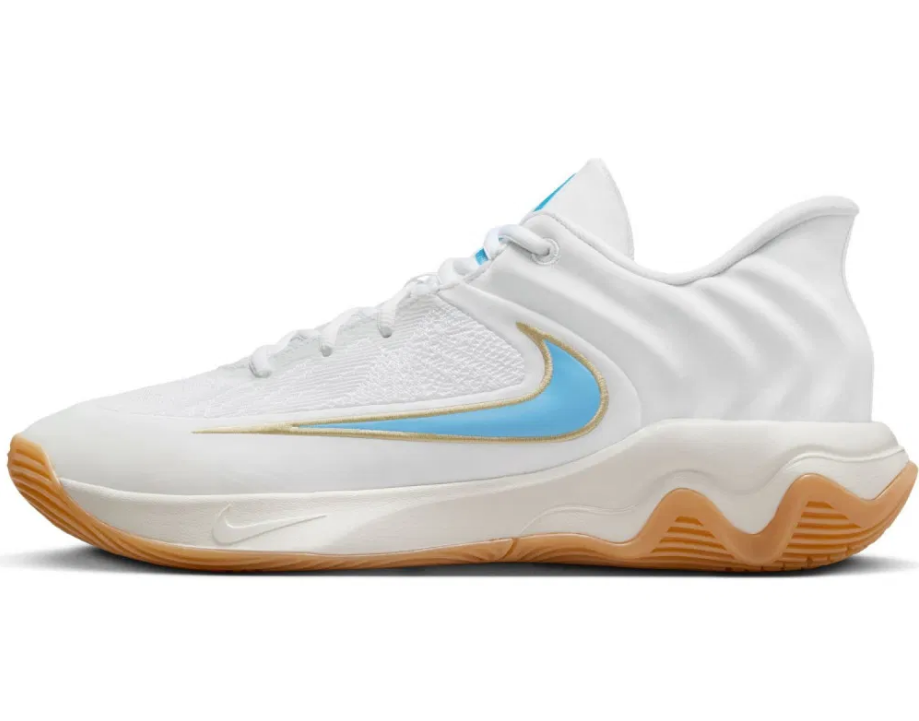 NIB MEN'S NIKE FQ3680 101 GIANNIS IMMORTALITY 4 SHOES WHITE AQUA BLUE SNEAKERS