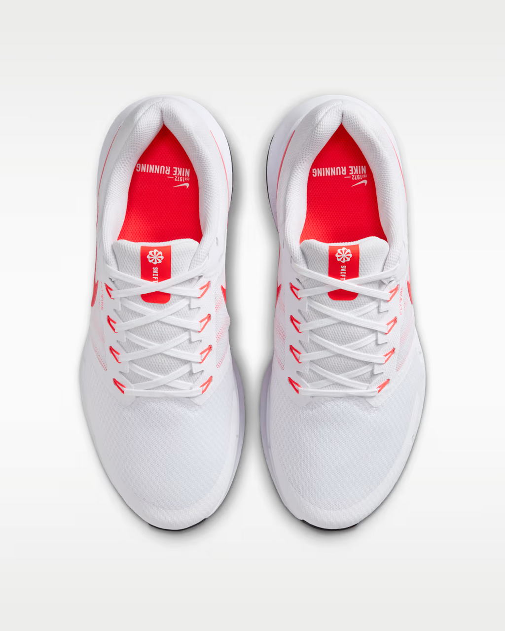 NIKE RUN SWIFT 3 DR2695 109 WHITE/BLACK/CRIMSON RUNNING SHOES SNEAKERS NIB MEN