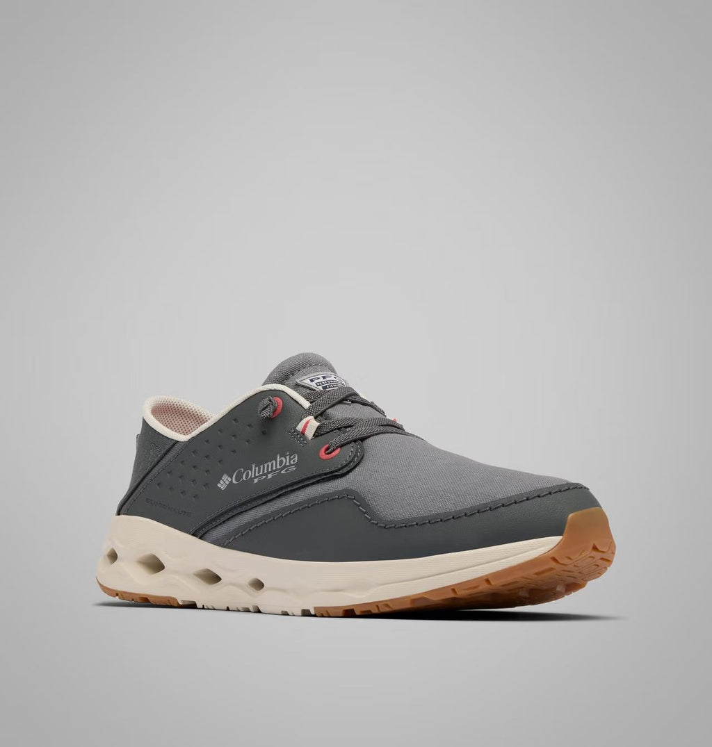 COLUMBIA 2108491 028 BAHAMA X RELAXED GRILL/SUNSET RED SLIP-ON SHOES NIB MEN'S