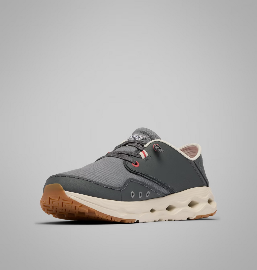 COLUMBIA 2108491 028 BAHAMA X RELAXED GRILL/SUNSET RED SLIP-ON SHOES NIB MEN'S