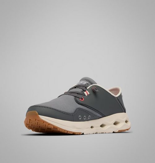 COLUMBIA 2108491 028 BAHAMA X RELAXED GRILL/SUNSET RED SLIP-ON SHOES NIB MEN'S