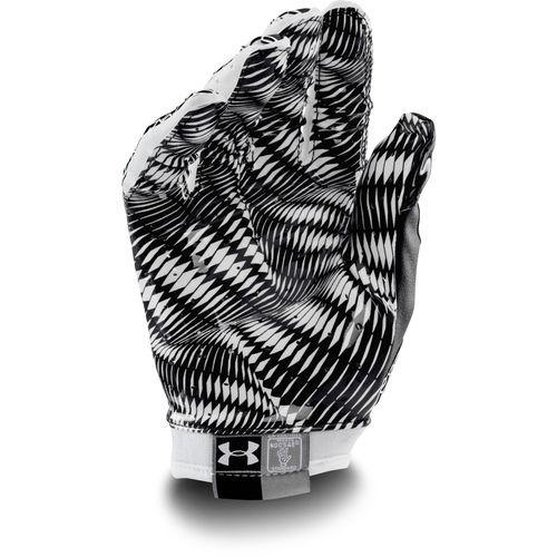 NWT MEN 1260677 001 UNDER ARMOUR SWARM BLACK/ WHITE CLUTCH FIT GLOVES  $50