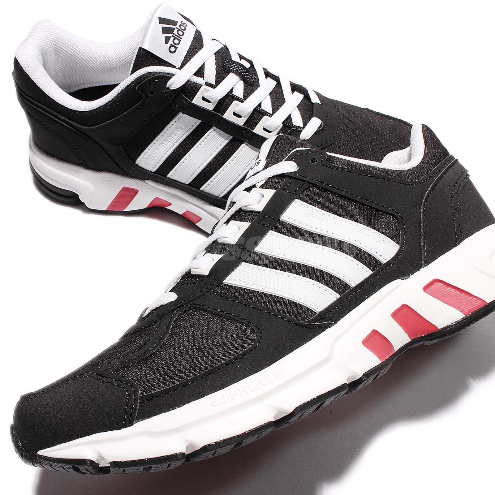 NIB WOMEN ADIDAS BB8319 EQUIPMENT 10 W BLACK/WHITE RUNNING ATHLETIC SHOE $110