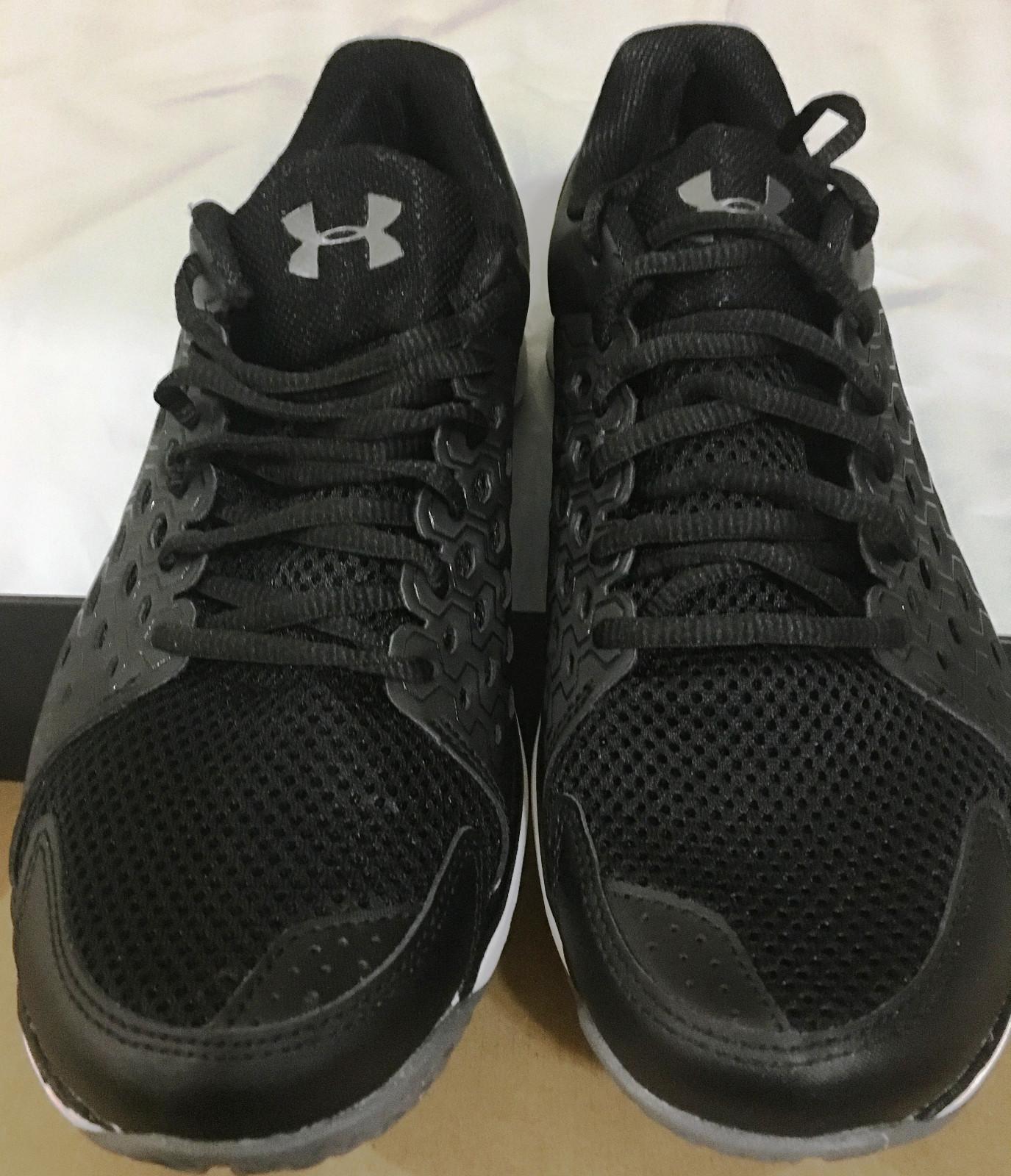 NIB MEN UNDER ARMOUR 1266376 001 HIT TRAINER SNEAKERS SHOE SELECT SIZE $95