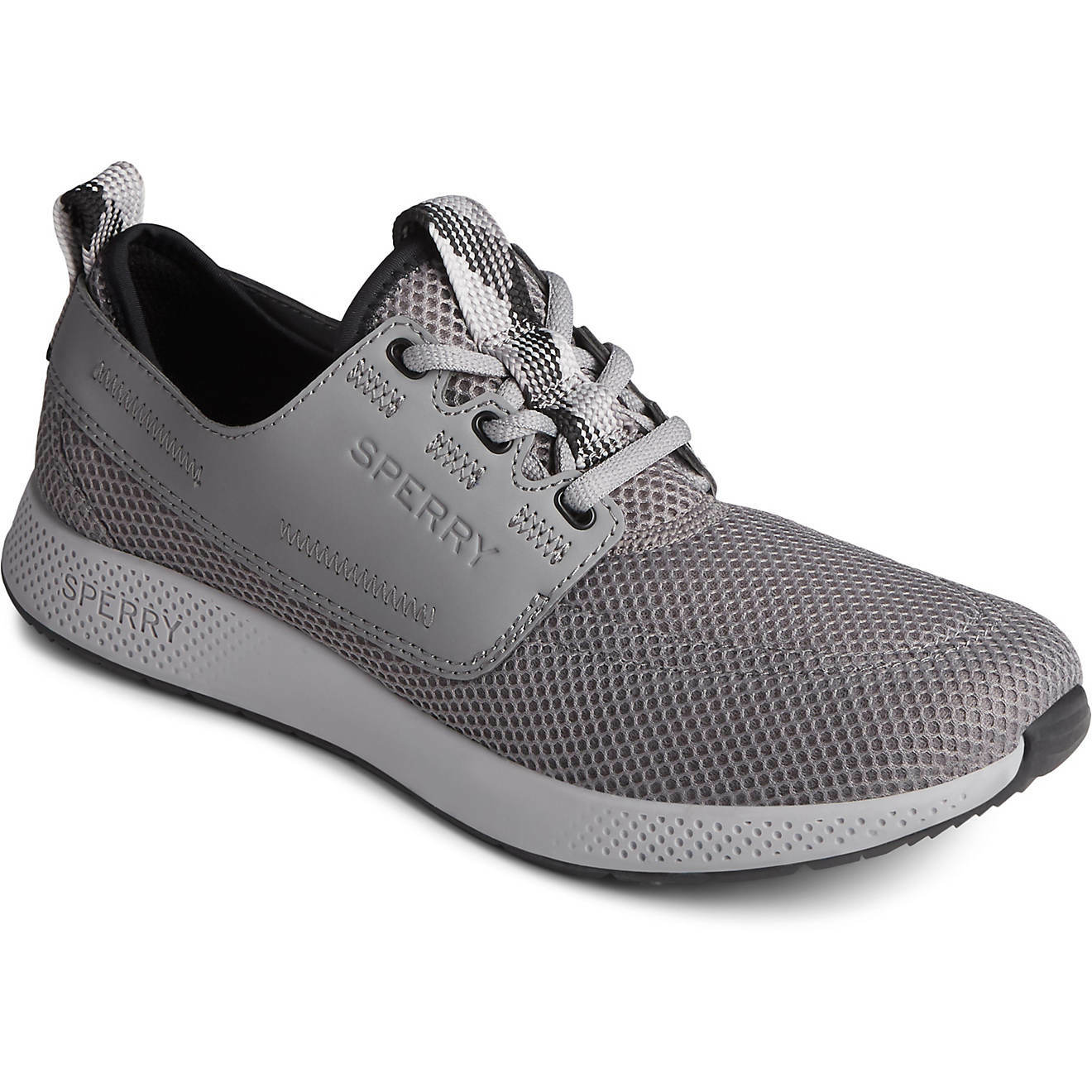 NIB MEN'S SPERRY STS23141 7 SEAS SPORT CUPSOLES  FISHING GREY WATER SHOES