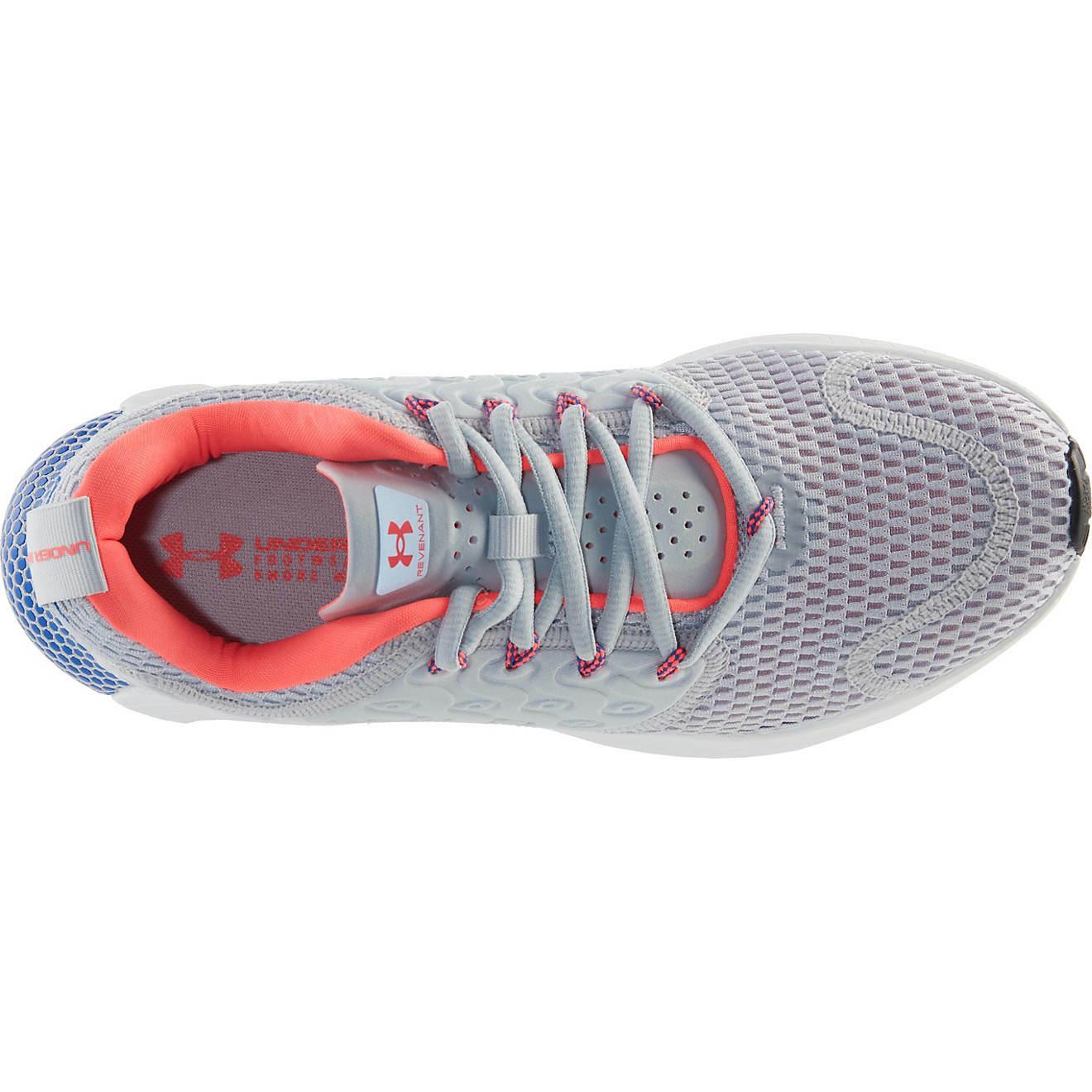 UNDER ARMOUR 3024372 111 UA HOVR REVENANT SNEAKERS GREY/BLUE SHOE NIB WOMEN'S