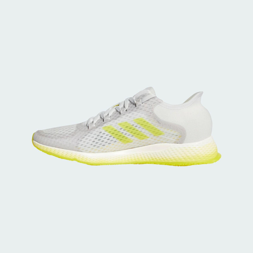 NIB WOMEN'S ADIDAS EG1096  FOCUS BREATHEIN W GREY/YELLOW/WHITE SHOES SNEAKERS