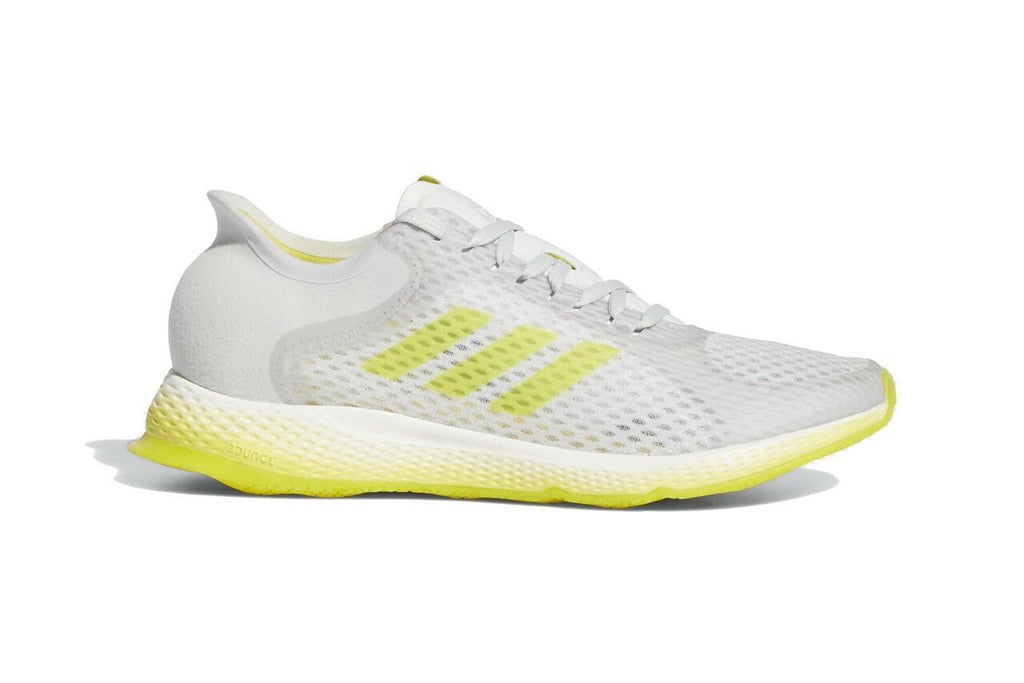 NIB WOMEN'S ADIDAS EG1096  FOCUS BREATHEIN W GREY/YELLOW/WHITE SHOES SNEAKERS