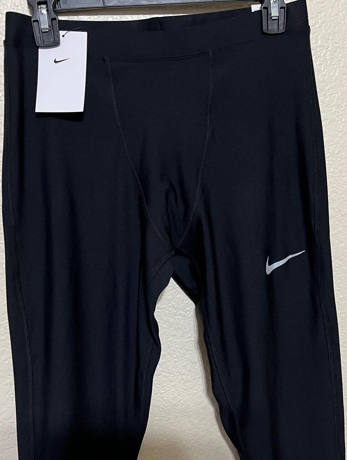 NWT Men's Nike DB4103 010 POWER RUNNING REFLECTIVE TIGHT FIT LEGGING PANT $60