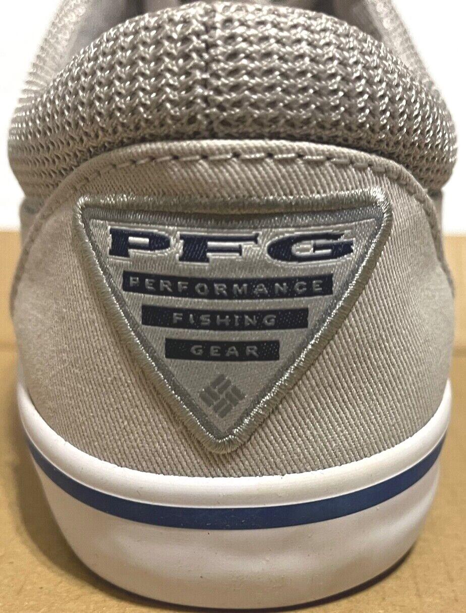 NIB MEN COLUMBIA  2011241 063 TERMINAL TACKLE LACE  PFG FISHING WATER GREY SHOES