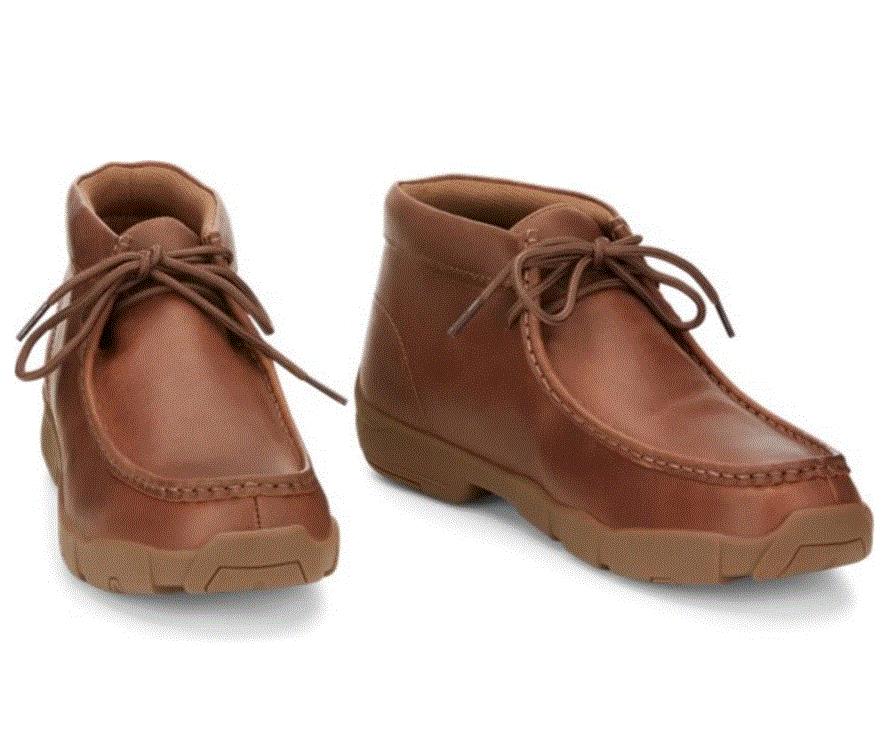 NIB MEN'S JUSTIN SE241  CAPPI COWHIDE 4" BROWN CASUAL LEATHER SHOES BOOT