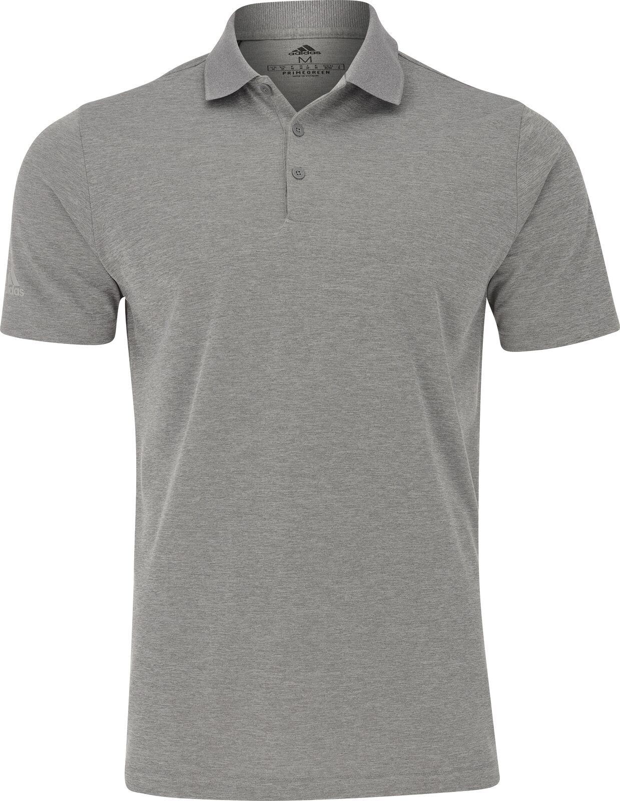NWT MEN'S ADIDAS GQ3113 ADI PERFORMANCE GREY ULTRSOFT GOLF POLO TOP SHIRT $55