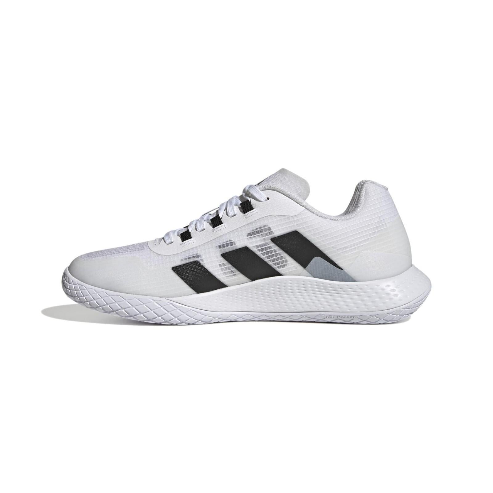 NIB MENS ADIDAS GY9279 FORCEBOUNCE 2.0 M WHITE/BLACK INDOOR SPORT SHOES SNEAKERS