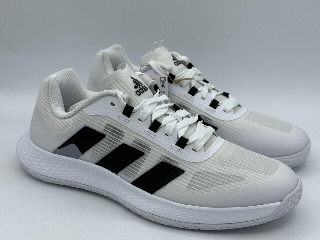 NIB MENS ADIDAS GY9279 FORCEBOUNCE 2.0 M WHITE/BLACK INDOOR SPORT SHOES SNEAKERS