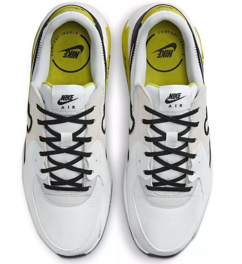 NIB MEN'S NIKE DZ0795 101 AIR MAX EXCEE WHITE/BLACK/VOLT SHOES SNEAKERS $110