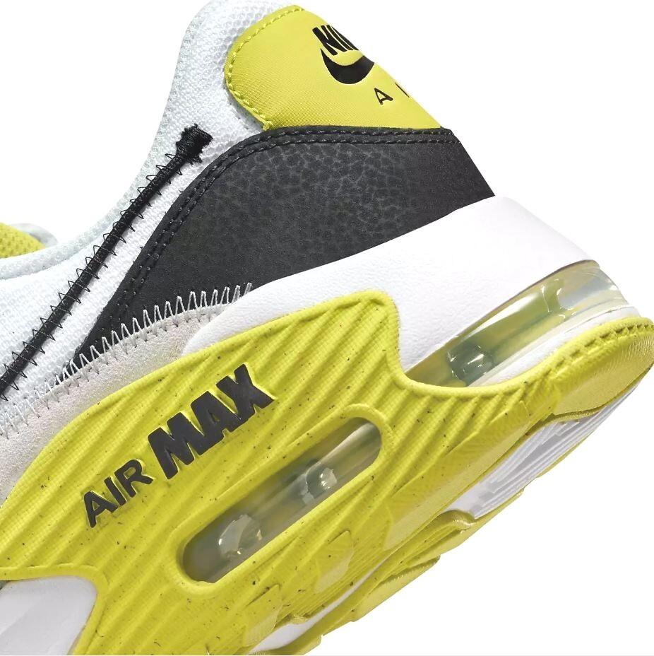 NIB MEN'S NIKE DZ0795 101 AIR MAX EXCEE WHITE/BLACK/VOLT SHOES SNEAKERS $110