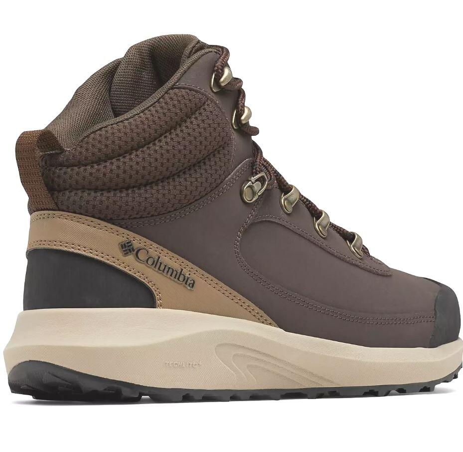 NIB COLUMBIA 1987041-231 MEN'S TRAILSTORM PEAK MID WATER-RESISTANT BROWN BOOT