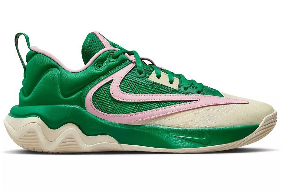 NIB MEN'S NIKE DZ7533 300 GIANNIS IMMORTALITY 3 SHOES GREEN/BEIGE SNEAKERS