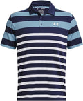 NWT MEN'S UNDER ARMOUR 1378676 413 PLAYOFF 3.0 STRIPE GOLF POLO TOP SHIRT $70