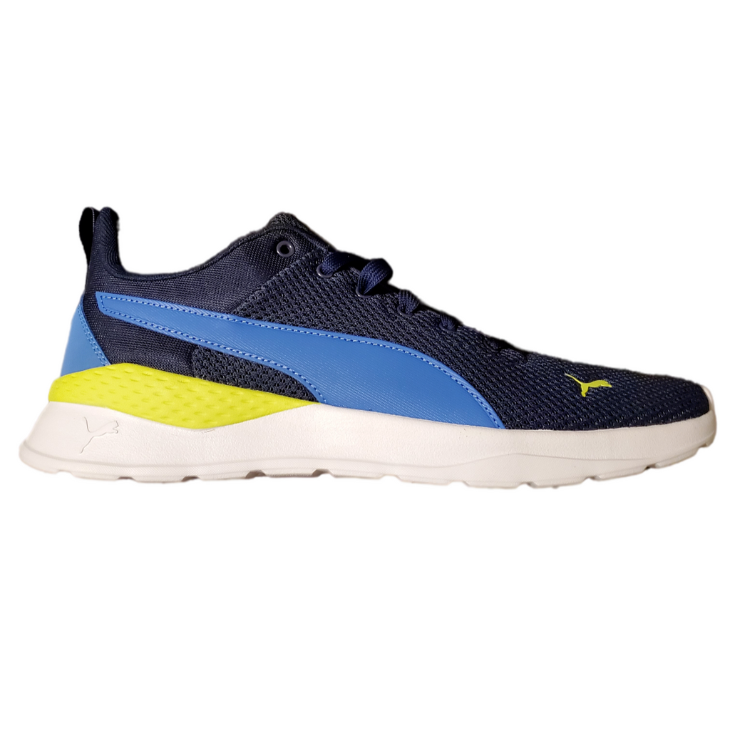NIB MEN PUMA 371128 -23 ANZARUN LITE NAVY/BLUE/WHITE RUNNING SHOES SNEAKERS
