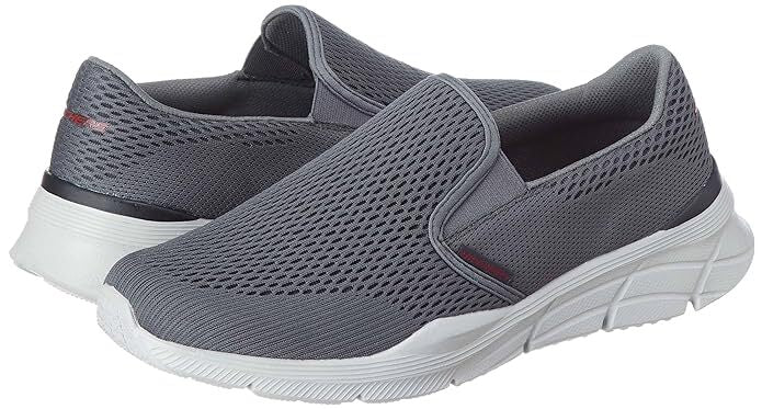 NIB MEN'S SKECHERS 232017/CCRD EQUALIZER 4.0 PERSISTING SLIP-ON CHARCOAL SHOES