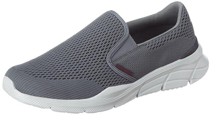 NIB MEN'S SKECHERS 232017/CCRD EQUALIZER 4.0 PERSISTING SLIP-ON CHARCOAL SHOES