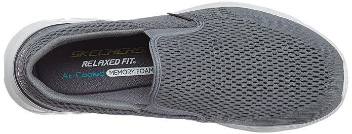 NIB MEN'S SKECHERS 232017/CCRD EQUALIZER 4.0 PERSISTING SLIP-ON CHARCOAL SHOES