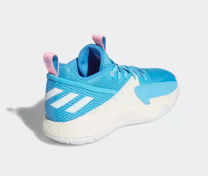 NIB ADULT ADIDAS GV9587 DAME CERTIFIED BASKETBALL WHITE/RED/BLACK SHOES SNEAKERS