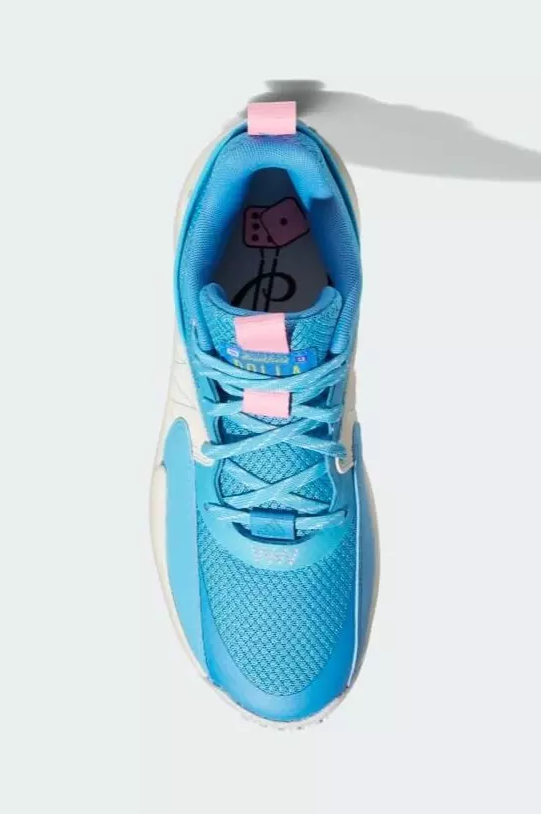 NIB ADULT ADIDAS GV9587 DAME CERTIFIED BASKETBALL WHITE/RED/BLACK SHOES SNEAKERS