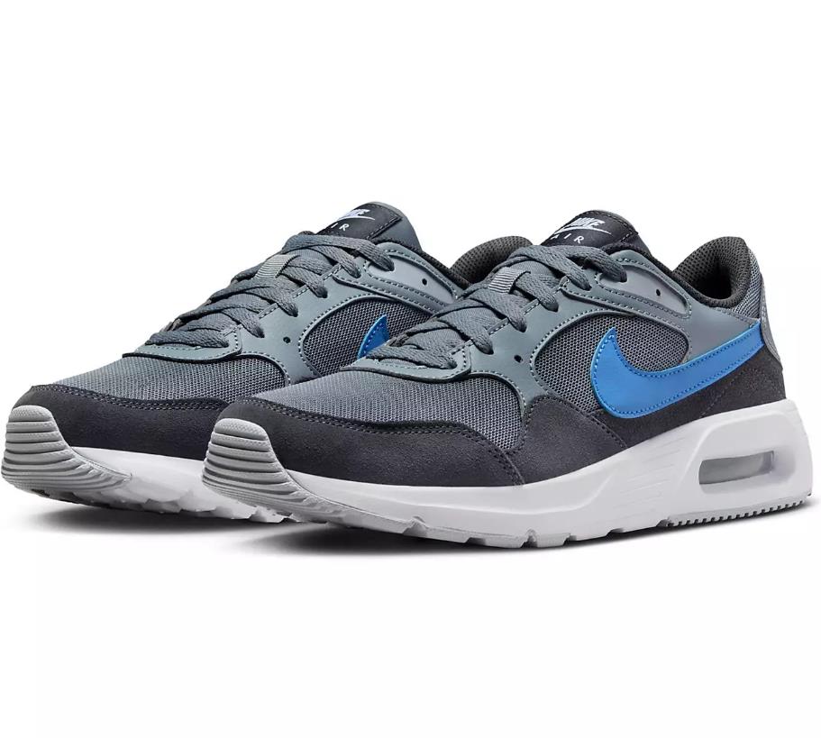 NIB MEN'S NIKE CW4555 014 AIR MAX SC COOL GREY/BLUE CASUAL SHOES SNEAKERS