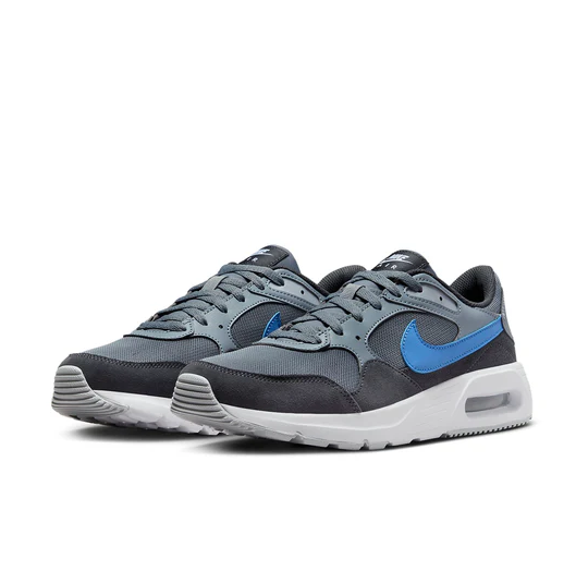NIB MEN'S NIKE CW4555 014 AIR MAX SC COOL GREY/BLUE CASUAL SHOES SNEAKERS