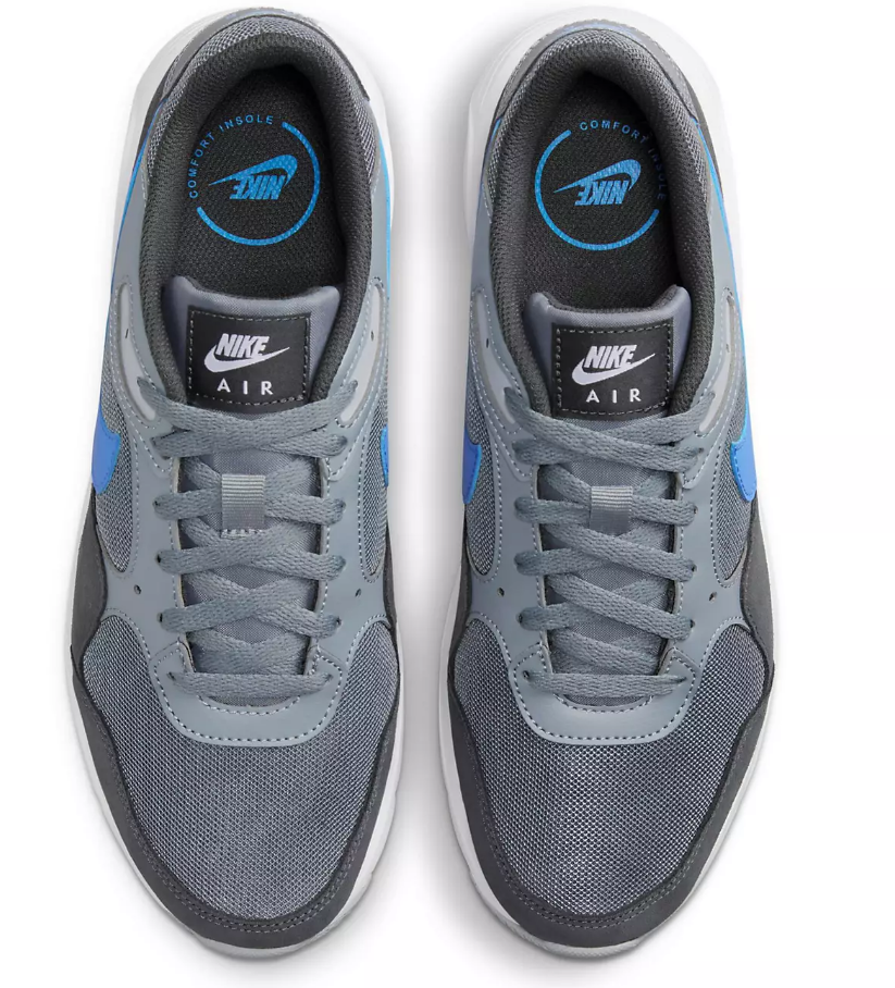 NIB MEN'S NIKE CW4555 014 AIR MAX SC COOL GREY/BLUE CASUAL SHOES SNEAKERS