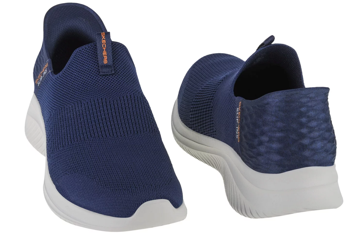 NIB MEN'S SKECHERS 232450/NVY ULTRA FLEX 3.0 SMOOTH STEP SLIP-ON NAVY SHOES $90