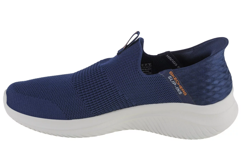 NIB MEN'S SKECHERS 232450/NVY ULTRA FLEX 3.0 SMOOTH STEP SLIP-ON NAVY SHOES $90