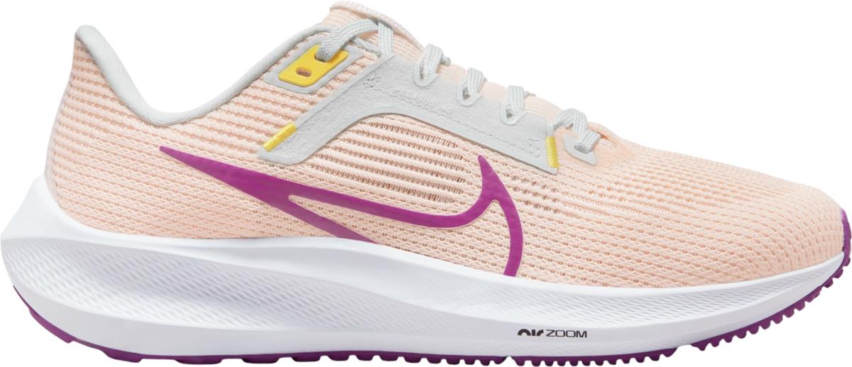 NIB WOMENS NIKE DV3854 800 ZOOM PEGASUS 40 GUAVA ICE/PURPLE SHOES SNEAKERS