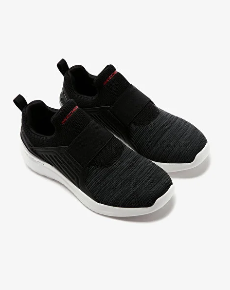 NIB MEN SKECHERS 232676/BKW BOUNDER 2.0 BALMORE SLIP-ON BLACK/WHITE SHOES