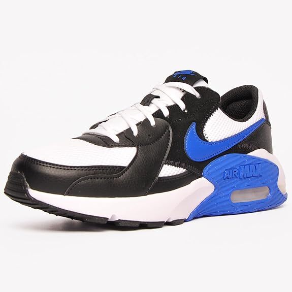 NIB MEN'S NIKE FQ8738 010 AIR MAX EXCEE BLACK/ROYAL/WHITE SHOES SNEAKERS $110