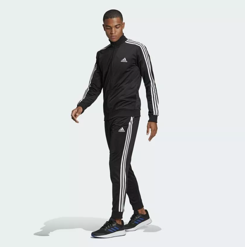 NWT Adidas GK9651 Men Primegreen Essentials 3-Stripes Track Suit Jacket & Pant