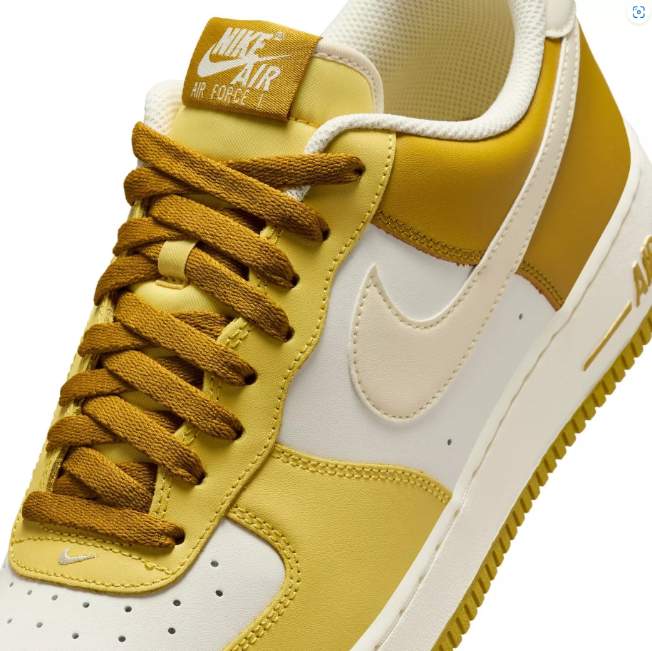 NIB MEN NIKE FZ4034 716 AIR FORCE 1 ONE '07 BRONZINE/COCCONUT MLK SHOES SNEAKERS