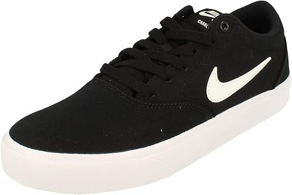 NIB MENS NIKE CD6279 002 NIKE SB CHARGE CNVS SKATEBOARDING BLACK/WHITE SHOES