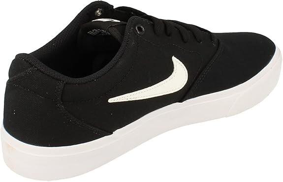 NIB MENS NIKE CD6279 002 NIKE SB CHARGE CNVS SKATEBOARDING BLACK/WHITE SHOES