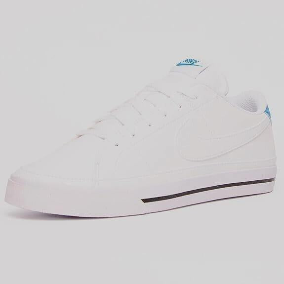 NIB MEN'S NIKE FQ8226 101 COURT LEGACY NN WHITE/BLUE/BLACK SHOES SNEAKERS $90